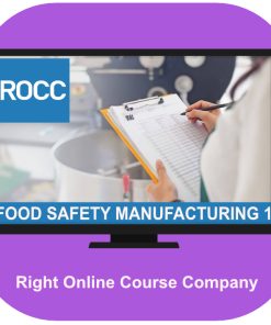 Food safety manufacturing level 1 online training course