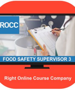 Food safety supervisor 3 online training course